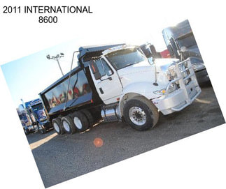 2011 INTERNATIONAL 8600