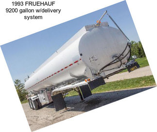 1993 FRUEHAUF 9200 gallon w/delivery system