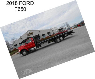 2018 FORD F650