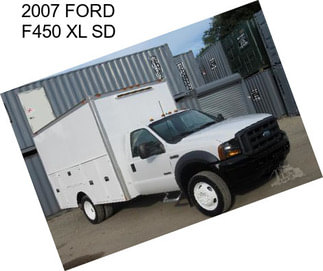 2007 FORD F450 XL SD