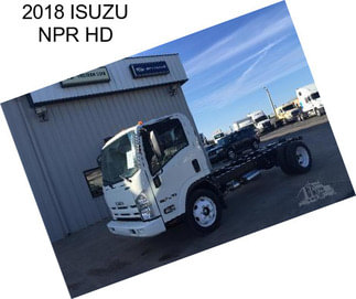 2018 ISUZU NPR HD