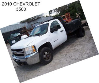 2010 CHEVROLET 3500