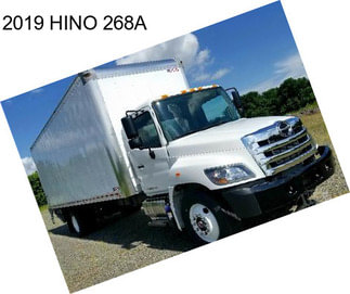 2019 HINO 268A