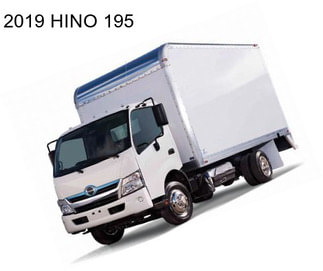 2019 HINO 195