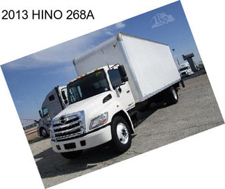 2013 HINO 268A