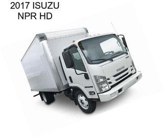 2017 ISUZU NPR HD