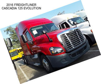 2016 FREIGHTLINER CASCADIA 125 EVOLUTION