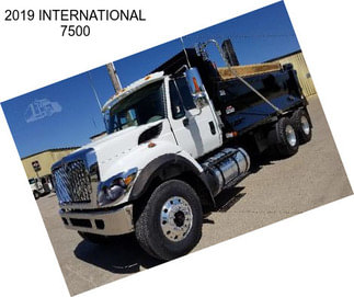 2019 INTERNATIONAL 7500