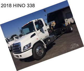 2018 HINO 338