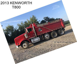 2013 KENWORTH T800