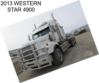 2013 WESTERN STAR 4900