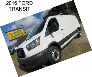 2016 FORD TRANSIT