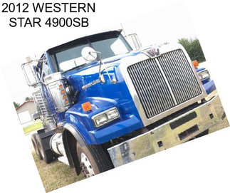 2012 WESTERN STAR 4900SB