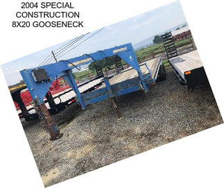 2004 SPECIAL CONSTRUCTION 8X20 GOOSENECK