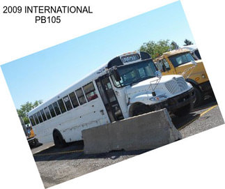 2009 INTERNATIONAL PB105