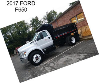 2017 FORD F650