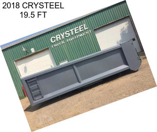 2018 CRYSTEEL 19.5 FT