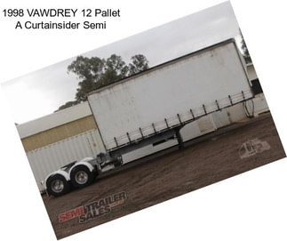 1998 VAWDREY 12 Pallet A Curtainsider Semi