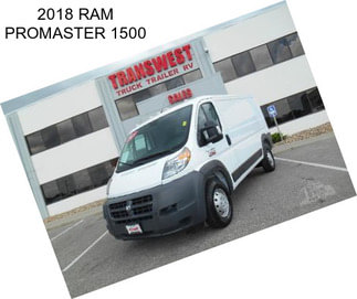 2018 RAM PROMASTER 1500