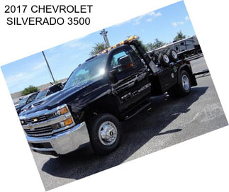 2017 CHEVROLET SILVERADO 3500