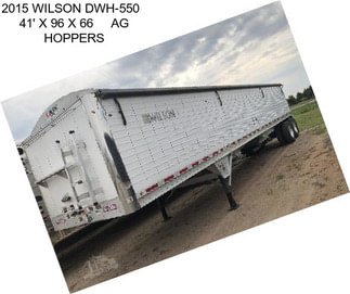 2015 WILSON DWH-550   41\' X 96\