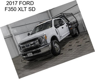 2017 FORD F350 XLT SD