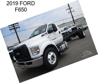 2019 FORD F650