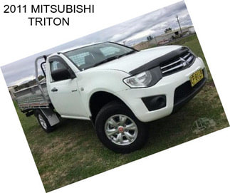 2011 MITSUBISHI TRITON