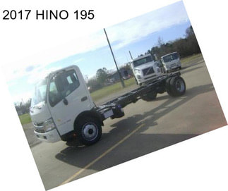 2017 HINO 195