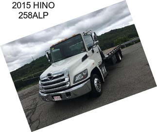 2015 HINO 258ALP