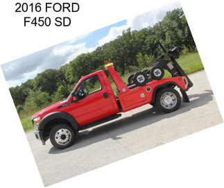 2016 FORD F450 SD