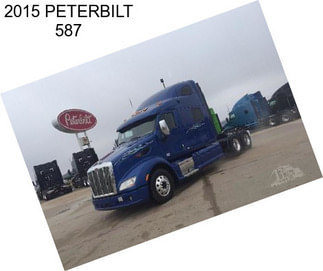 2015 PETERBILT 587