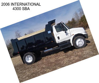 2006 INTERNATIONAL 4300 SBA