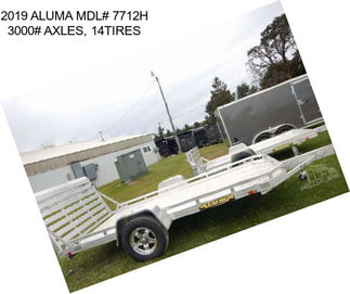 2019 ALUMA MDL# 7712H 3000# AXLES, 14\