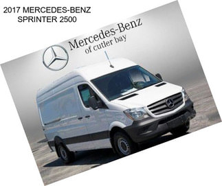 2017 MERCEDES-BENZ SPRINTER 2500