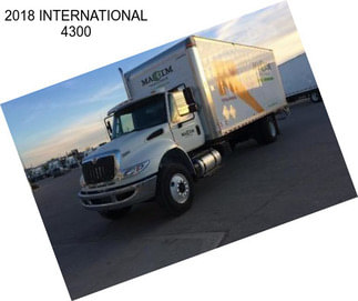 2018 INTERNATIONAL 4300