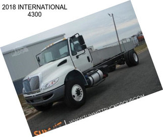 2018 INTERNATIONAL 4300