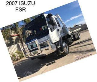 2007 ISUZU FSR