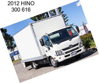 2012 HINO 300 616