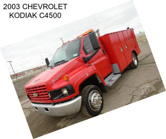 2003 CHEVROLET KODIAK C4500