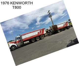 1976 KENWORTH T800