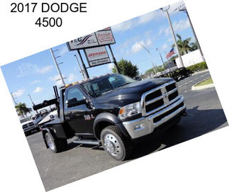 2017 DODGE 4500