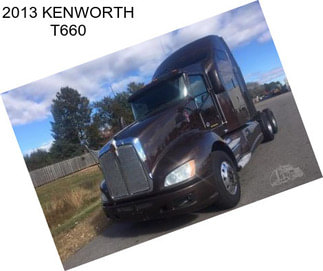 2013 KENWORTH T660