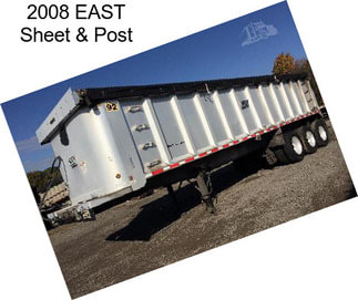 2008 EAST Sheet & Post