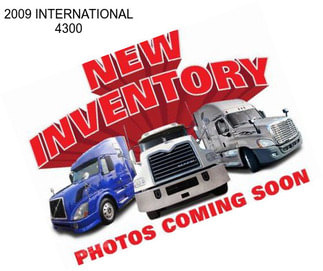 2009 INTERNATIONAL 4300