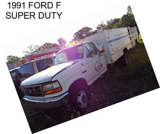 1991 FORD F SUPER DUTY