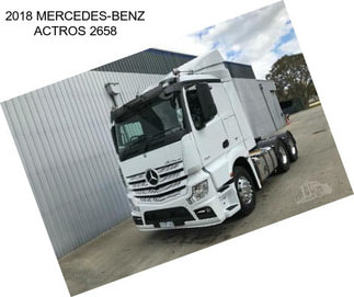 2018 MERCEDES-BENZ ACTROS 2658