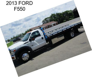 2013 FORD F550