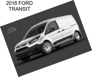 2018 FORD TRANSIT