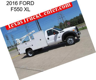 2016 FORD F550 XL